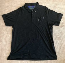 William Murray Black Short Sleeve Polo Golf Shirt Men?s XL