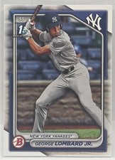 George Lombard Jr. 2024 Bowman Prospects 1st #BP-79 New York Yankees