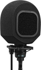 Soundbox Vocal Recording Isolation Booth, Portable Microphone Shield, Pop Filter