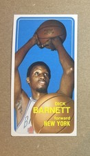 1970-71 Topps Basketball Dick Barnett New York Knicks Card #43