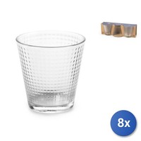 8X Royal Norfolk Confezioni 3 Harmony GläSer Aus Klarglas Cl 25