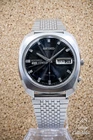 Seiko 5 Men's Automatic Black Dial Vintage Watch with Box