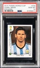2014 PANINI WORLD CUP STICKERS #430 LIONEL MESSI PSA 10