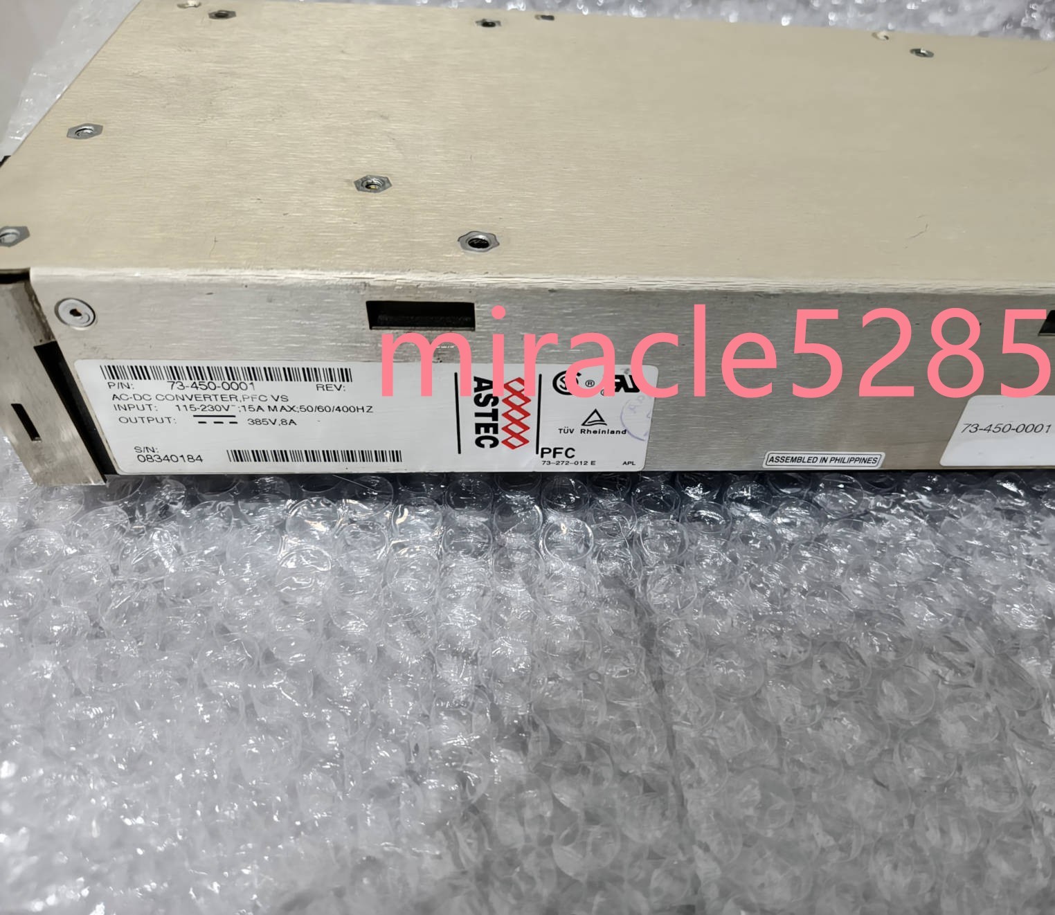 100% TEST 73-450-0001 REV 385V=8A via DHL or Fedex fast shipping