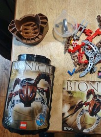 LEGO BIONICLE: Visorak Roporak (8745) Complete With Instructions In Canister
