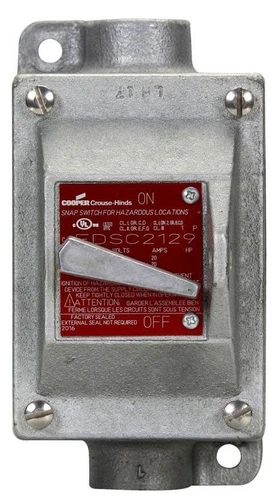 Eaton EDSC2129-SA 1P20A 120-277V Snap Switch Control Station
