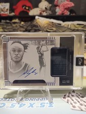 2023-24 Panini One and One - Jersey Autographs Myles Turner #JA-MYT Blue /49 