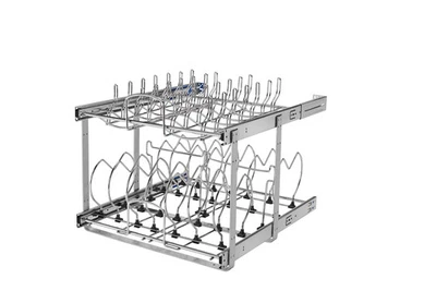 Rev-A-Shelf Two-Tier Pull-Out Baskets 20.75-in W x 18.12-in H x 22-in D 2-Tier C
