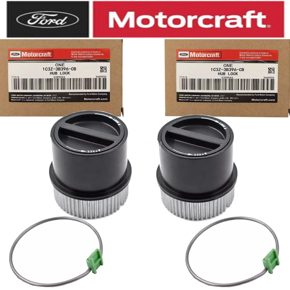 Genuine 2X Automatic Front Locking Hub for OEM Super Duty F250 450 Excursion USA - Image 2 of 4