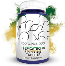 Epicatechin Tablets | 200Mg (−)−Epicatechin + 6Mg Piperine for Bioavailability |