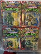 Playmates Toys TMNT Mutant Military 4-Figure Mixed Lot MOC Original Unopened