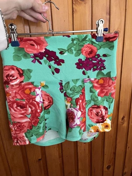 Women Lucky Brand Shorts Multicolor Cotton 36 / S