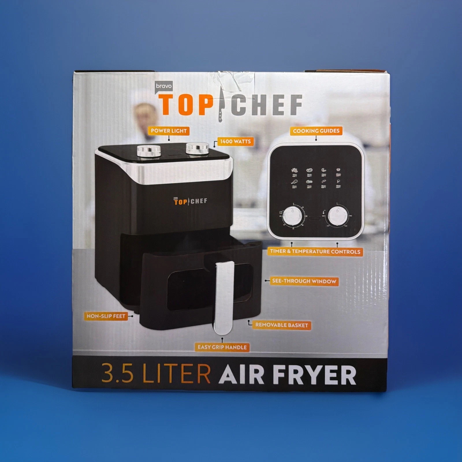 Top Chef 3.5 Quart Air Fryer - New In Box
Opens in a new window or tab