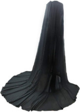 EllieHouse Women's Long Chiffon Bridal Cape Wedding Veil Cloak T13