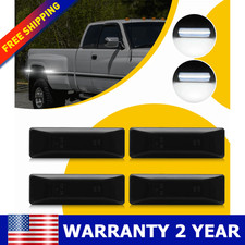 For 1994 1995-2001 Dodge Ram 1500 2500 3500 4x Smoked Led Side Marker Lights New