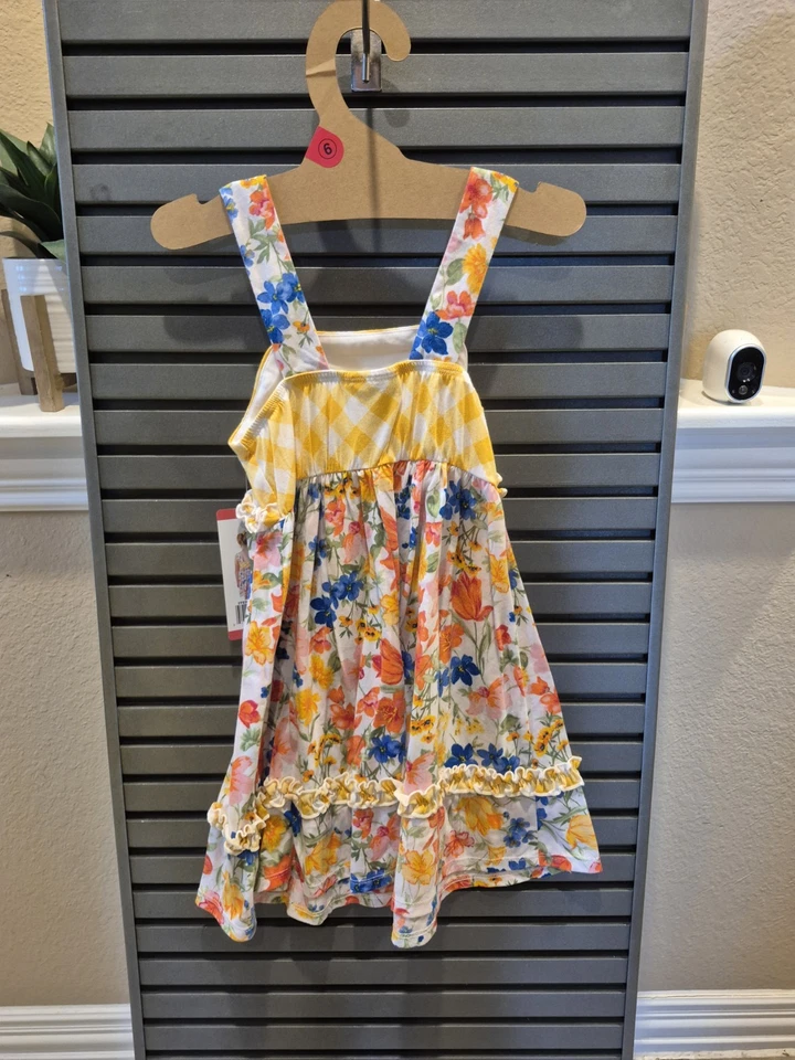 Jona Michelle Yellow Sundress Size 6 - Image 4 of 4