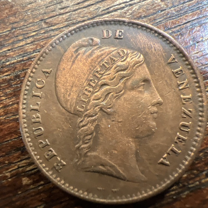 Venezuela 1843 1/4 Centavo