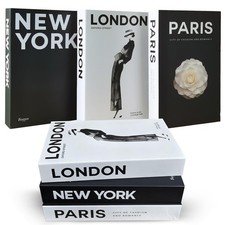 3 PCS Decorative Books Home Decor Stylish Fake Display Coffee Table Aesthetic
