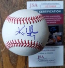 NICE Autographed Cleveland Indians Kenny Lofton Rawlings Official Baseball JSA