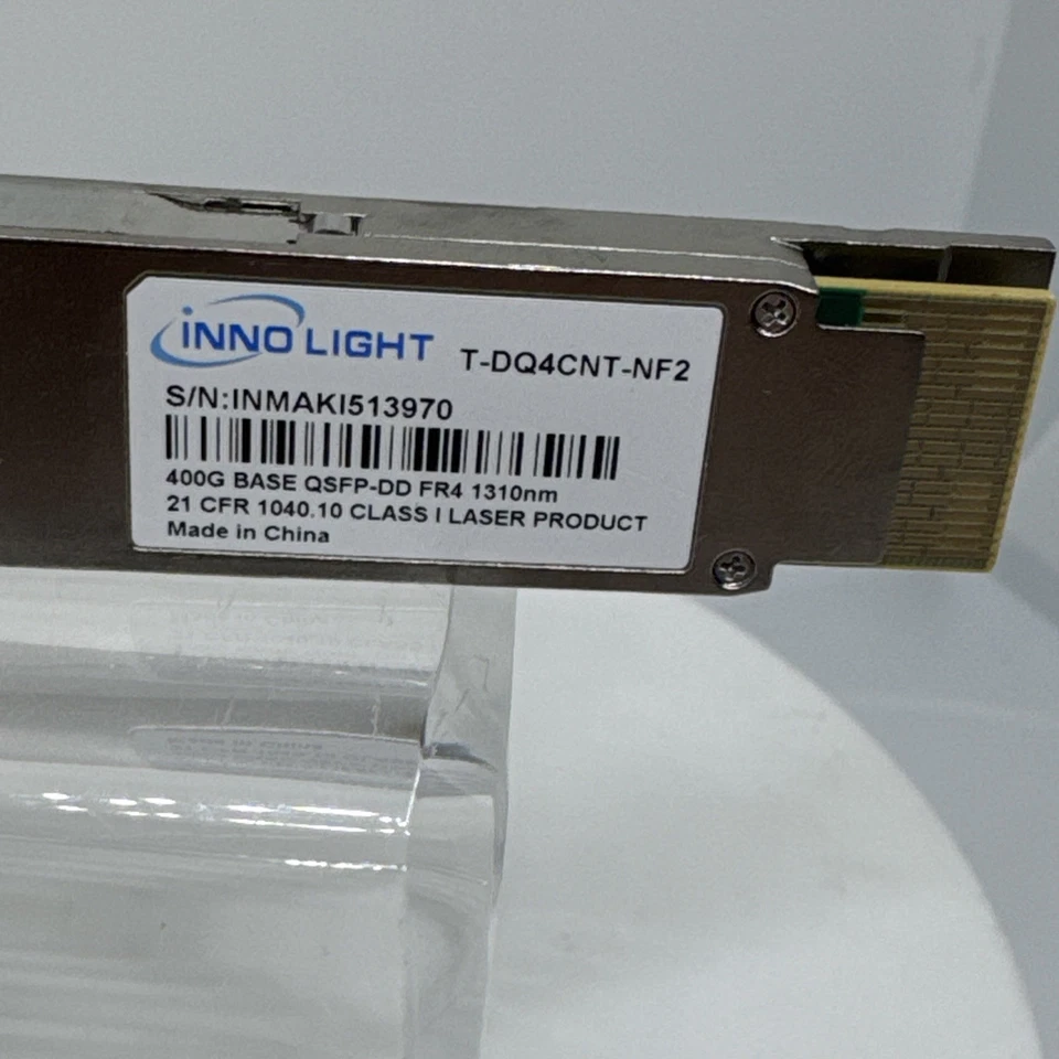 Innolight T-DQ4CNT-NF2 400G Base QSFP-DD FR4 LC 1310nm Trancievers Clean Tested - Image 2 of 4