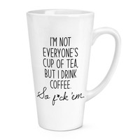 I'm Nicht Jedermanns Tasse Mit Tee 483Ml Groß Latte Becher Lustig Witz Annoying