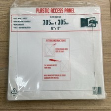 Image of Access Panel - Plastic - Hinged - White 305 x 305 - 1 Each