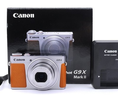 [NEUWERTIG] Canon PowerShot G9X Mark II Silber Digitalkamera mit Box aus...