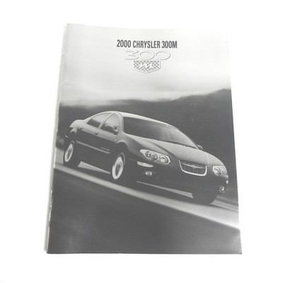 VINTAGE 2000 CHRYSLER 300M DEALERSHIP SALES BROCHURE SPECIFICAITON INFORMATION