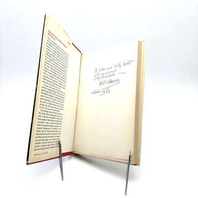 SIGNED The Bay Psalm Book Murder by Will Harriss 1983 Hardcover A Walker Mystery