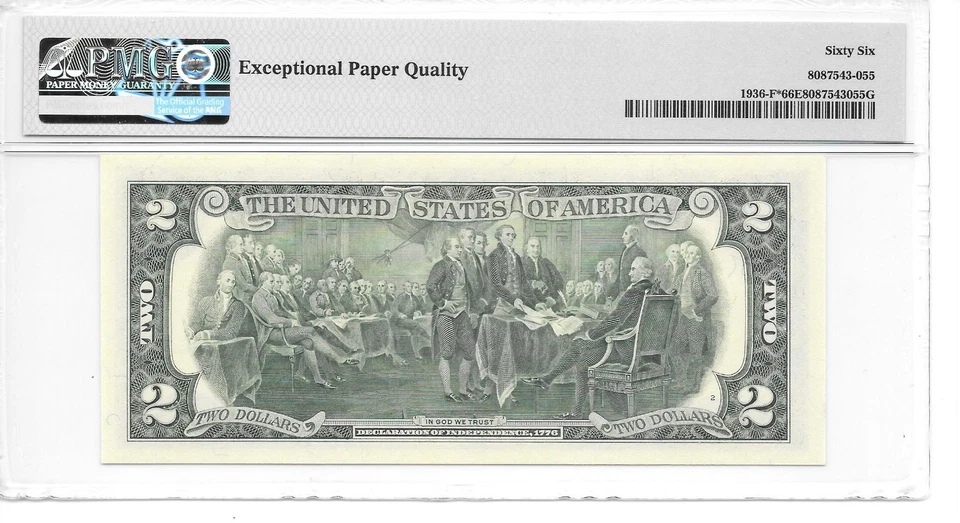 1995* Atlanta "Star" $2 FRN (F* Block) PMG 66 EPQ GEM UNC. (Starting with F000) - Image 4 of 4