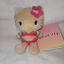 Sanrio Hello Kitty Plush Mascot XOXO Gal Y2K Aesthetic Pink Black 4.0 inch Tag