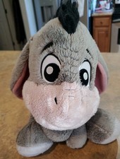 Disney Babies baby Eeyore Winnie the Pooh plush adorable Pastel Gray Pink Bow