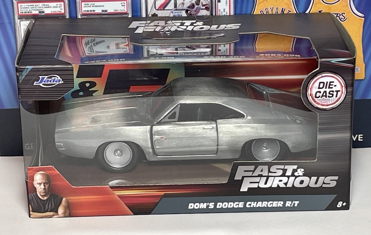 Jada Fast & Furious Die-Cast Dom's Dodge Charger R/T Raw Metal 1