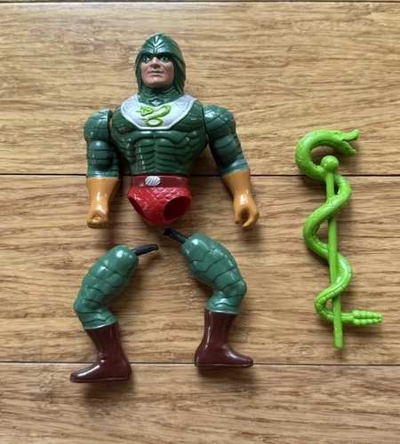 Vintage MOTU Masters of the Universe King Hiss 1985 Mattel He-Man Damaged