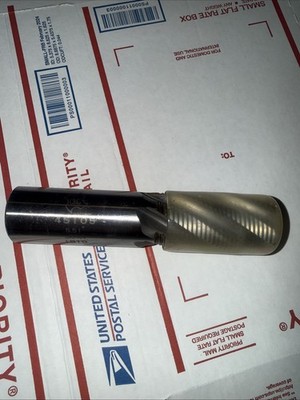 OSG 1'' Roughing End Mill 45105 HSS 5 Flute TWIST SHOT SPIRAL HIGH SPEED