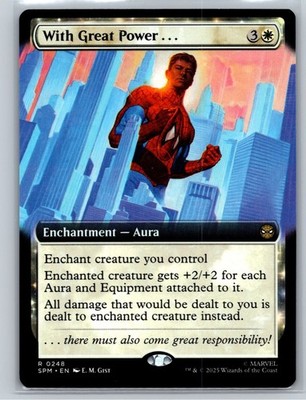 Magic: The Gathering - Spider-Man - With Great Power... - Extended Art Rare