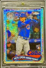 Pete Crow-Armstrong  RARE ROOKIE MOJO REFRACTOR INVESTMENT CARD TOPPS SSP MINT