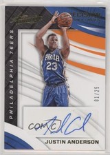 2017 Panini Absolute Precision Signatures Level 2 1/25 Justin Anderson Auto 0pm