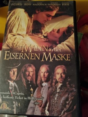 MGM - Der Mann in der eisernen Maske - VHS/Leonardo Dicaprio/Gerard Depardieu/97