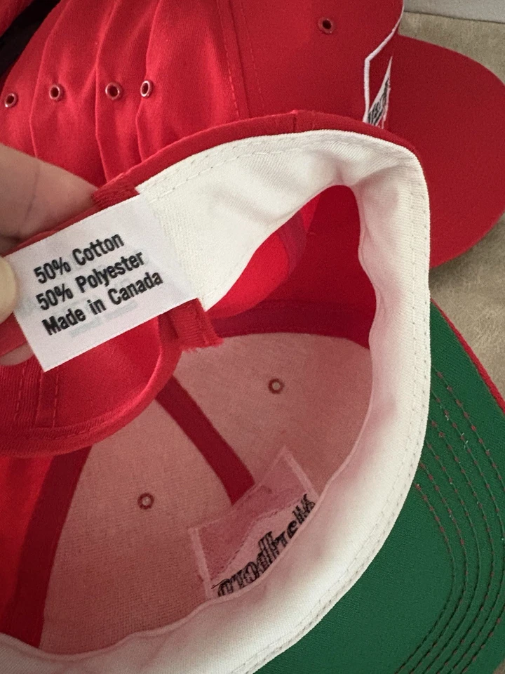 Vintage 90's Marlboro Racing Hat Cap Snapback Team Penske Red **NEW** - Image 3 of 4