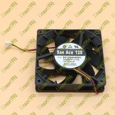 SANYO 9G1224H4D01 DC 24V 0.17A 12025 12CM 3 Pin New Fan Fast Delivery