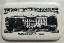 The United States Of America Washington, D.C. Magnet Black & White