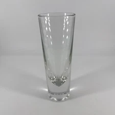 Carlo Moretti Italian Brunch Gump Bullet Glass Cocktail Mimosa Clear Heavy Glass