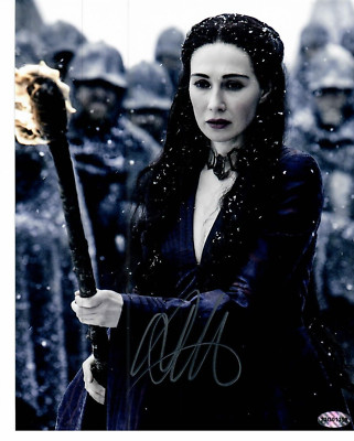 Carice Van Houten Game Of Thrones Movie Actress Signed 8 x 10 Photo COA TTM 