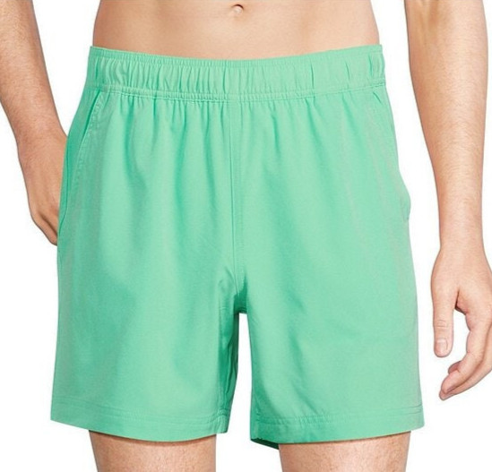 Плавки Caribbean Solid с 6 внутренними швами, зеленый Turq, Большой размер X 6 внутренних швов