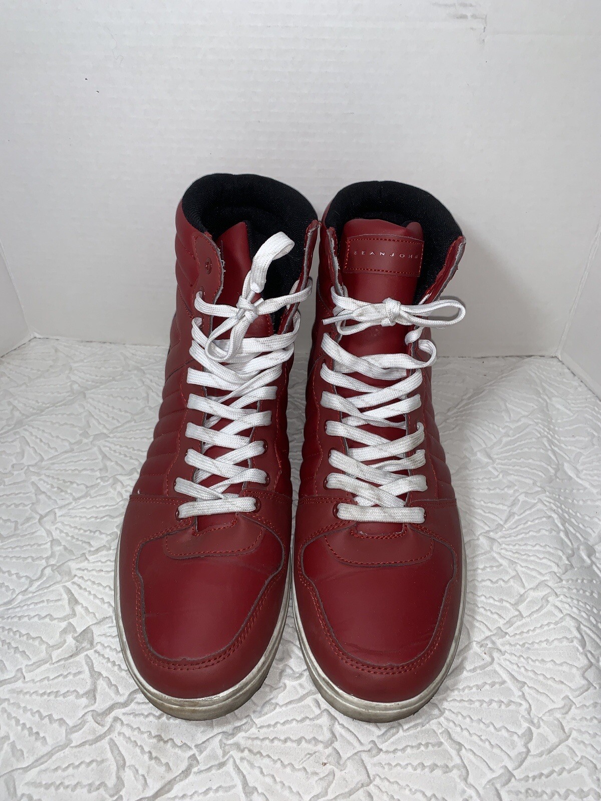 Harlined Sean John Mens red high top 