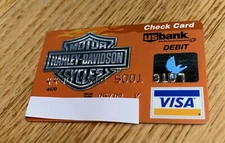 2007 Collectible HARLEY-DAVIDSON MOTORCYCLES Visa Debit Card (no value) #1