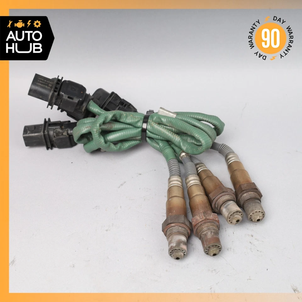 Mercedes W211 E350 C300 E550 Sensor Oxígeno O2 Lambda 0035427018 Juego de 4 OEM Foto 2 de 4