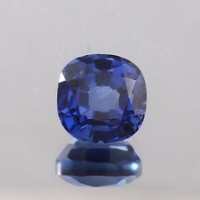 AAA Fantastic Natural Ceylon Blue Sapphire Loose Cushion Gemstone Cut 6x6 MM