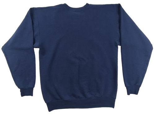 Walt Disney World Hanes Logo Jumper Adults Sz S Navy Long Sleeve Crew Neck 2015 - Picture 3 of 10